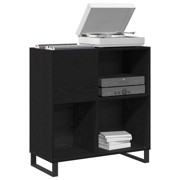 Aufbewahrungsschrank Schwarz Eiche 84,5x38x90 cm Holzwerkstoff