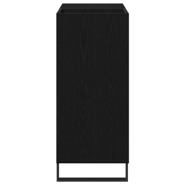 Aufbewahrungsschrank Schwarz Eiche 84,5x38x90 cm Holzwerkstoff