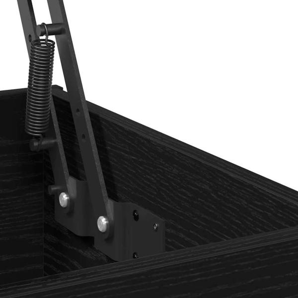 Couchtisch Schwarz Eiche 90x44,5x45 cm Holzwerkstoff