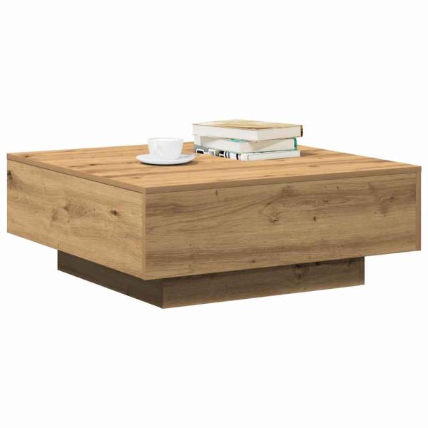 Couchtisch Artisan Eiche 80x80x31 cm Holzwerkstoff