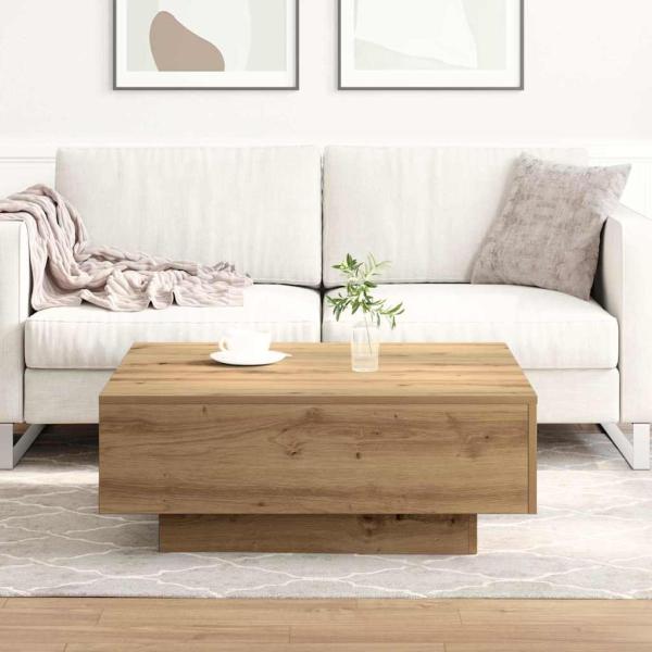 Couchtisch Artisan Eiche 80x80x31 cm Holzwerkstoff