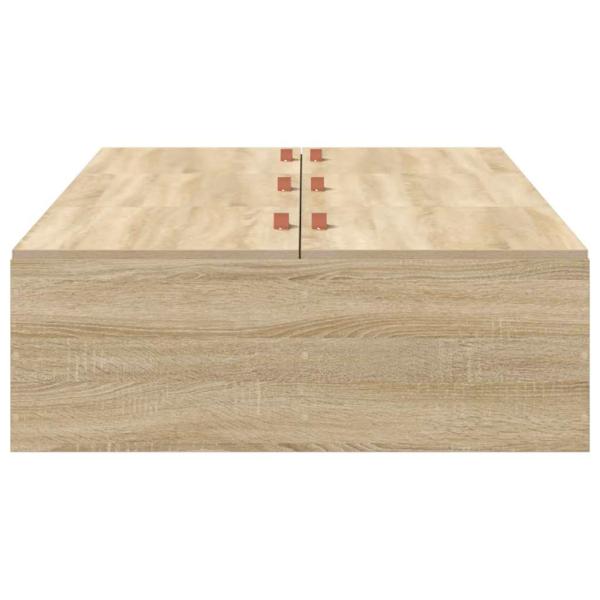Stauraum Bettgestell Sonoma Eiche 90x190 cm