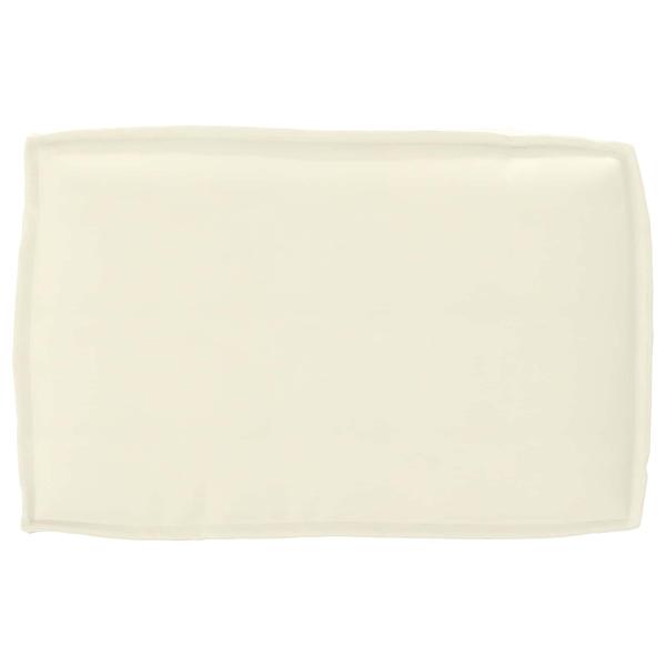 ARDEBO.de - Pallet Kissen Set 2-teilig Creme Oxford Stoff Wasserabweisend