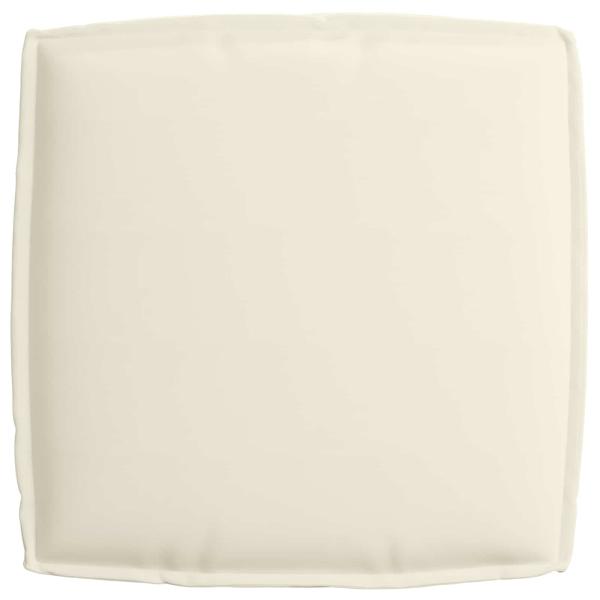 Pallet Kissen Set 2-teilig Creme Oxford Stoff Wasserabweisend