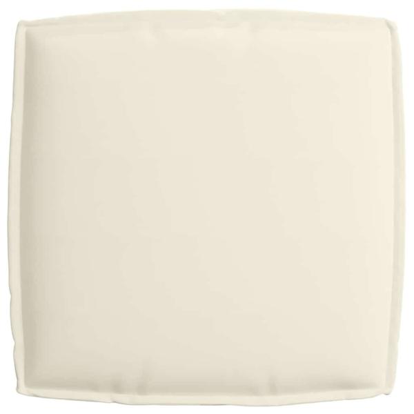 Pallet Kissen Set 2-teilig Creme Oxford Stoff Wasserabweisend