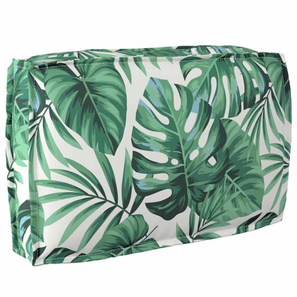 ARDEBO.de - Palett Kissen Set Set von 2 Blattmuster Polyester
