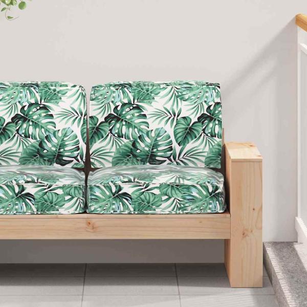Palett Kissen Set Set von 2 Blattmuster Polyester