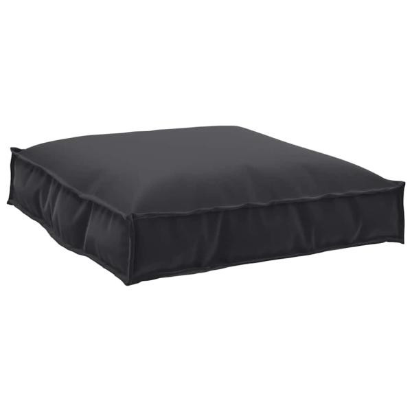 Pallet Kissen Set 2er Set Schwarz Polyester Rechteckig Modern
