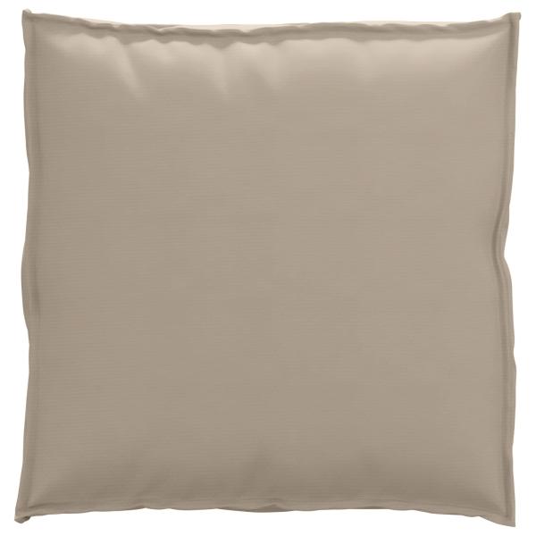 Palettenkissen Set 2-teilig Taupe Polyester Kissen Set