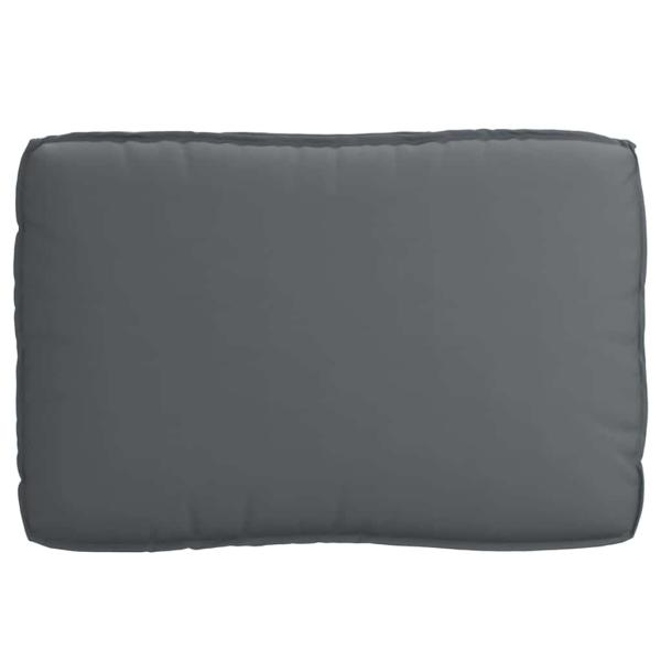 Palettkissen Set 2er Set Anthrazit Polyester Standard