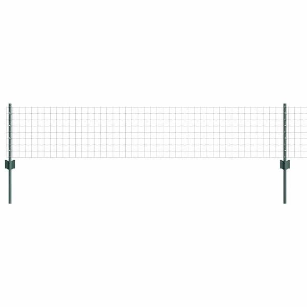 Gartenzaun Set Set von 2 Grün Stahl 25m x 0.4m Langlebig