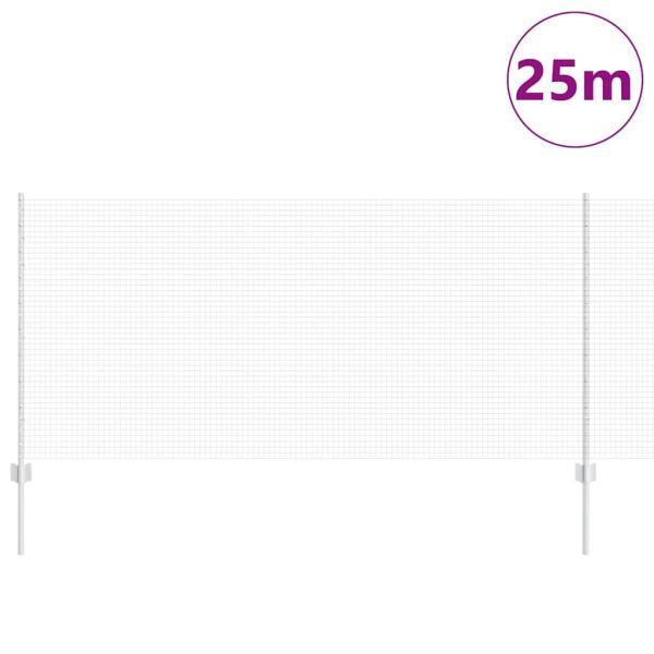 Gartenzaun Set Set aus 2 Verzinkter Stahl 25 m lang Langlebig
