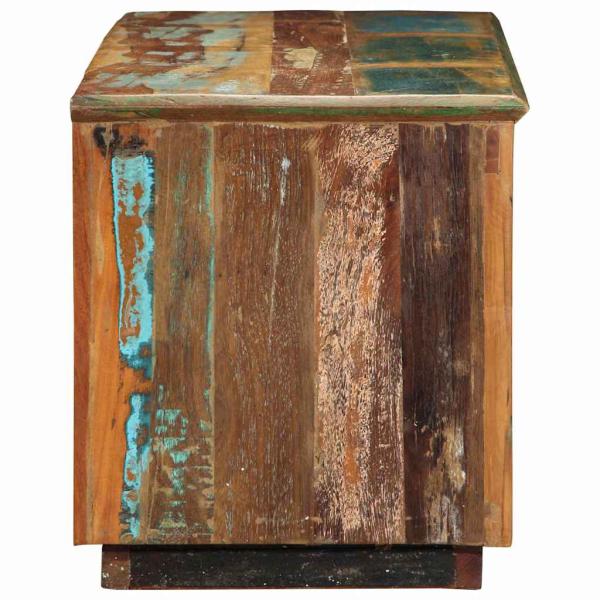 Schuhbank 110x35x40 cm Massivholz Altholz