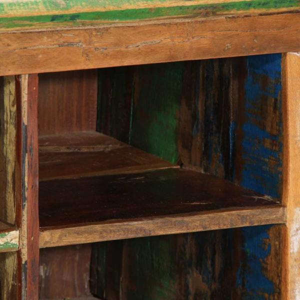 Schuhbank 110x35x40 cm Massivholz Altholz