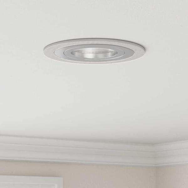 ARDEBO.de - Einbau-Spotlights 24 Stück Rund GU10 Silber Ø91 mm