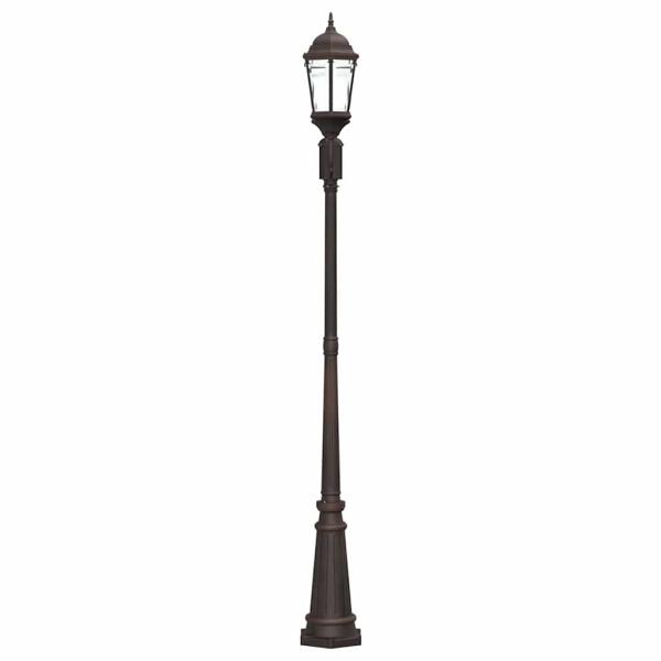 Gartenlichtmast Bronze Aluminium 68 x 20 x 235 cm Gartenlichtmast