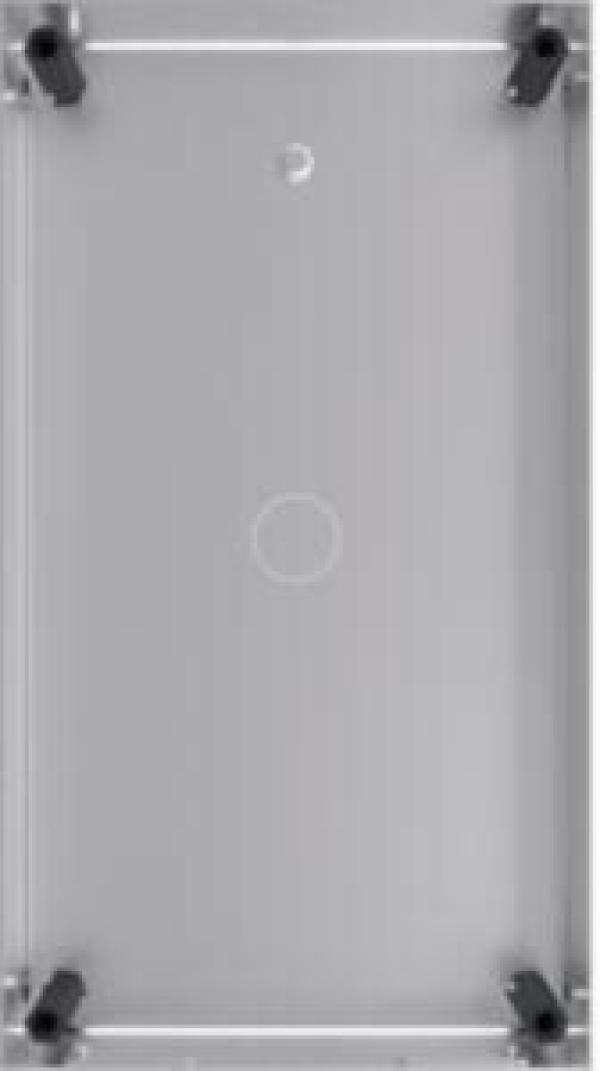 ARDEBO.de Hager REW306X Unterputz-Gehäuse für intercom mono, 1 Taste, 235x130x55mm, Edelstahl