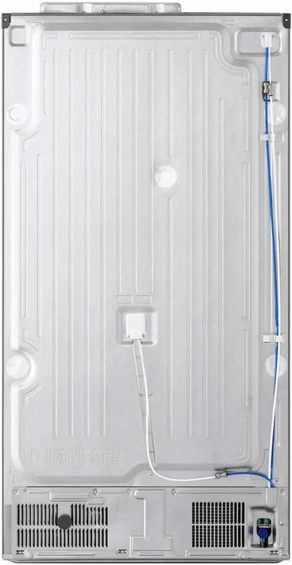 LG GSXE81PYBD Side-by-Side Kombination, 91,3 cm breit, 628 L, Eis-, Crushed Ice- und Wasserspender, WLAN, Prime silver