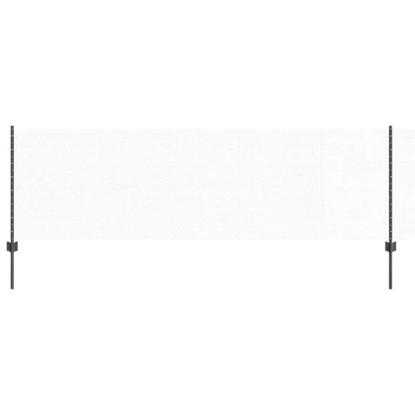 Zaunpfosten 11 Stk U-Kanal Grau 80 cm Stahl, Sechseckiger Zaun Grau 0.8x50 m Stahl