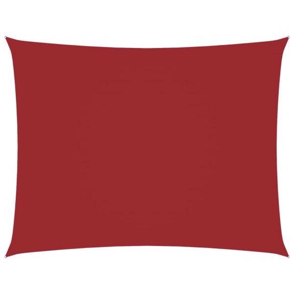 Sonnensegel Oxford-Gewebe Rechteckig 5x6 m Rot