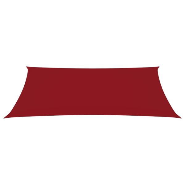 Sonnensegel Oxford-Gewebe Rechteckig 3x6 m Rot