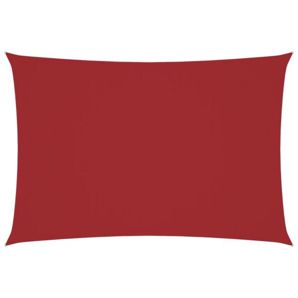 Sonnensegel Oxford-Gewebe Rechteckig 3x6 m Rot
