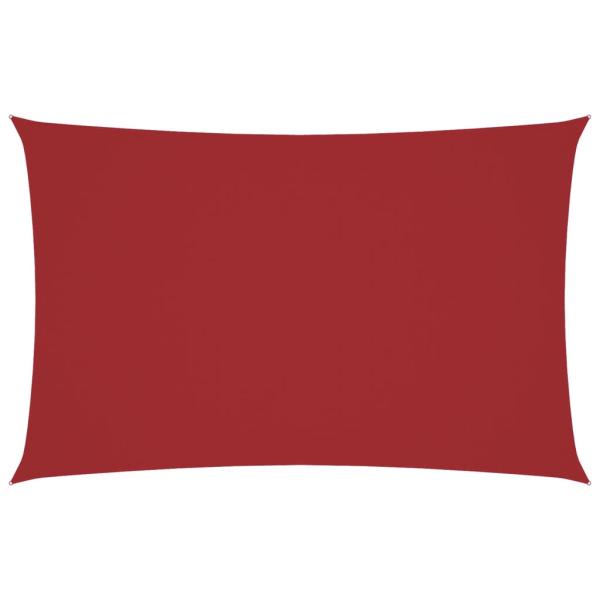 Sonnensegel Oxford-Gewebe Rechteckig 4x7 m Rot