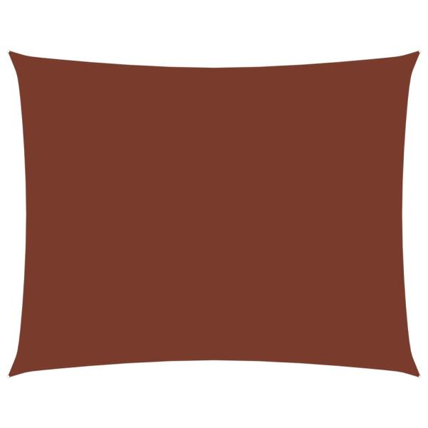 Sonnensegel Oxford-Gewebe Rechteckig 2x3,5 m Terrakotta-Rot