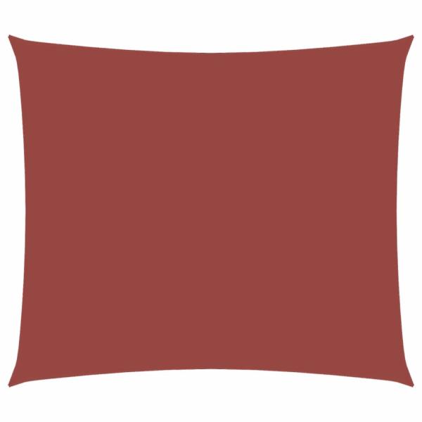Sonnensegel Oxford-Gewebe Rechteckig 2,5x3 m Terrakotta-Rot