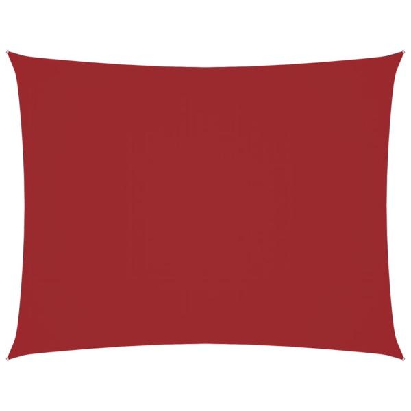 Sonnensegel Oxford-Gewebe Rechteckig 4x5 m Rot