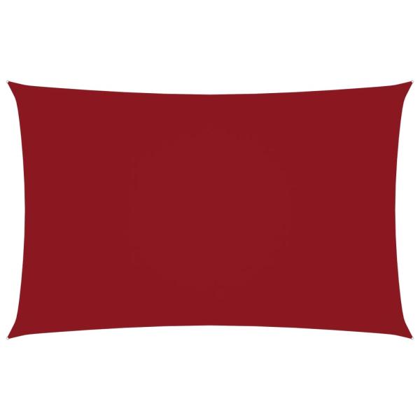 Sonnensegel Oxford-Gewebe Rechteckig 2,5x5 m Rot