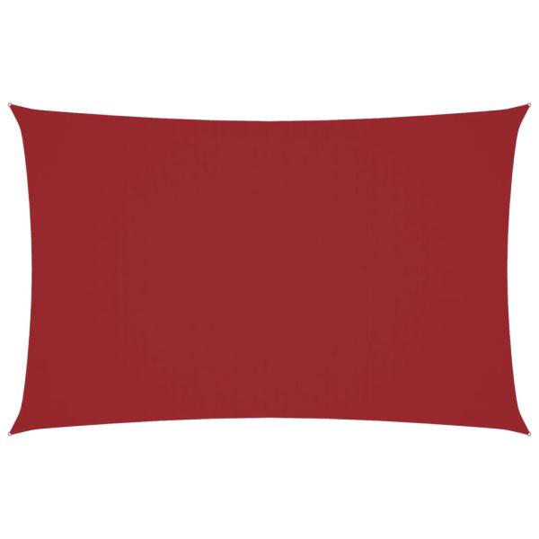 Sonnensegel Oxford-Gewebe Rechteckig 2,5x5 m Rot