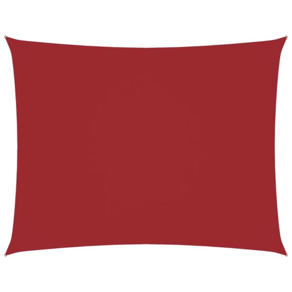 Sonnensegel Oxford-Gewebe Rechteckig 3,5x4,5 m Rot