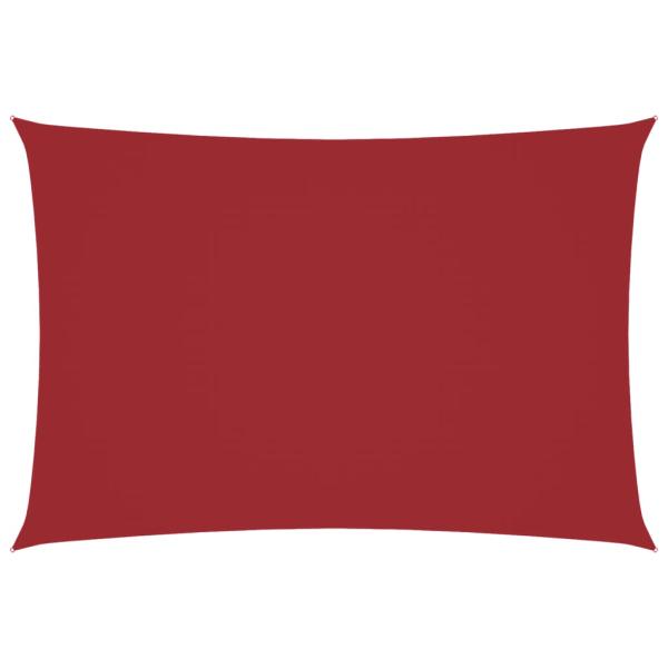 Sonnensegel Oxford-Gewebe Rechteckig 2,5x4,5 m Rot