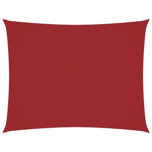 Sonnensegel Oxford-Gewebe Rechteckig 5x7 m Rot