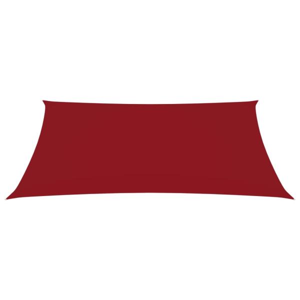Sonnensegel Oxford-Gewebe Rechteckig 6x7 m Rot