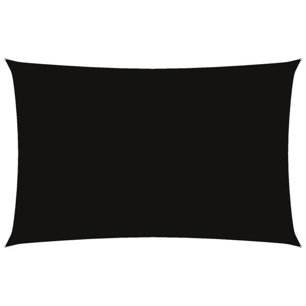 Sonnensegel Oxford-Gewebe Rechteckig 5x8 m Schwarz