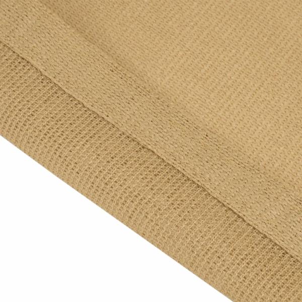 Zeltteppich Sandfarbe 400x700 cm HDPE