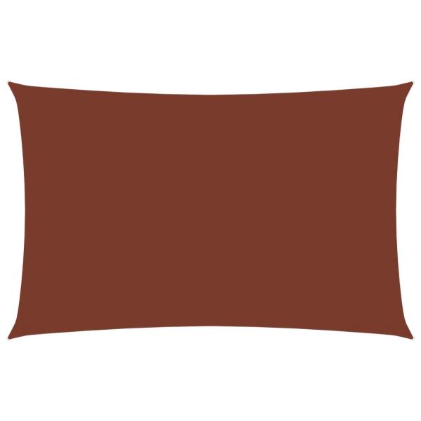 Sonnensegel Oxford-Gewebe Rechteckig 5x8 m Terrakotta-Rot