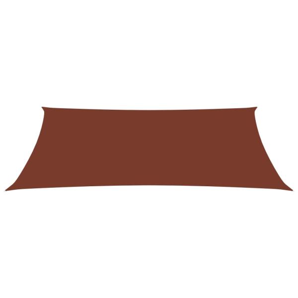 Sonnensegel Oxford-Gewebe Rechteckig 5x8 m Terrakotta-Rot