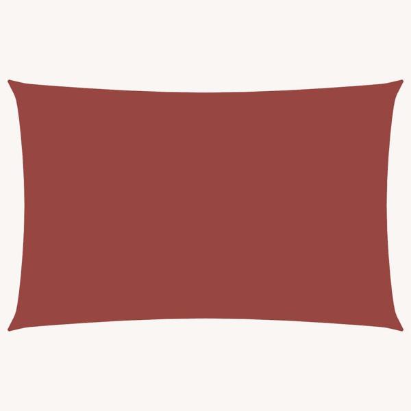 Sonnensegel Oxford-Gewebe Rechteckig 5x8 m Terrakotta-Rot