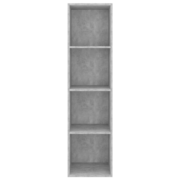 TV-Wandschrank Betongrau 37x37x142,5 cm Holzwerkstoff