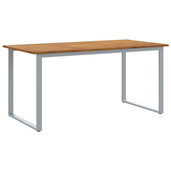 Garten Essset 7-teiliges Set Grau, Braun Pulverbeschichteter Stahl