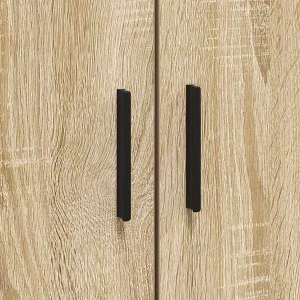 Stauraum-Bettgestell Sonoma Eiche 100x200 cm