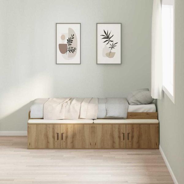 Bettgestell Artisan Eiche 100x200 cm
