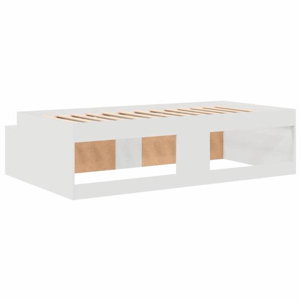 Stauraum Bettgestell Weiß 80x200 cm