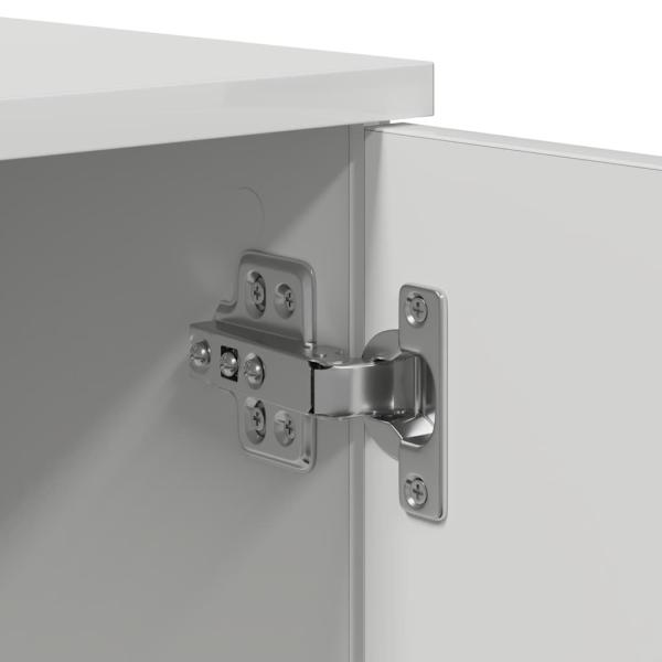 Stauraum-Bettrahmen Weiß 75x190 cm