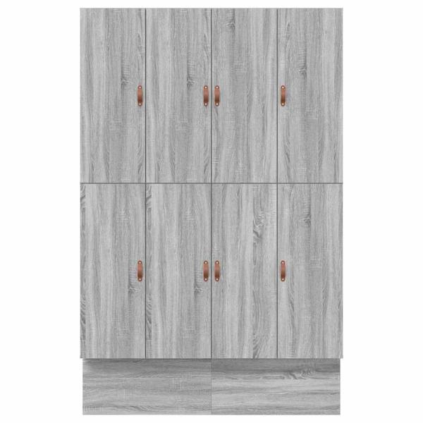 Stauraumbett Grau Sonoma Holzwerkstoff 150 x 200 cm Stauraumbett