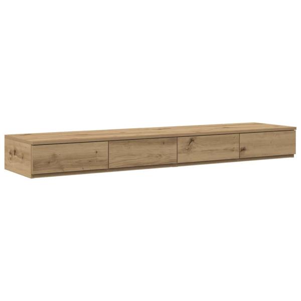 Stauraumbett Artisan Eiche Holzwerkstoff 236,5 x 150 x 31,5 cm