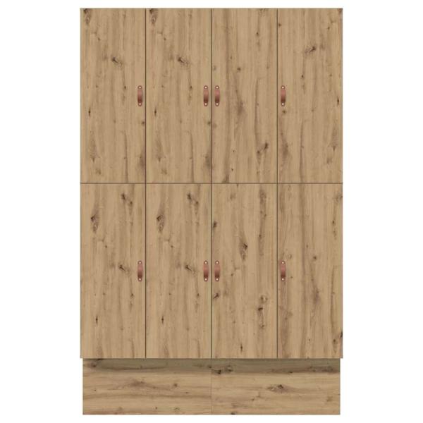 Stauraumbett Artisan Eiche Holzwerkstoff 236,5 x 150 x 31,5 cm